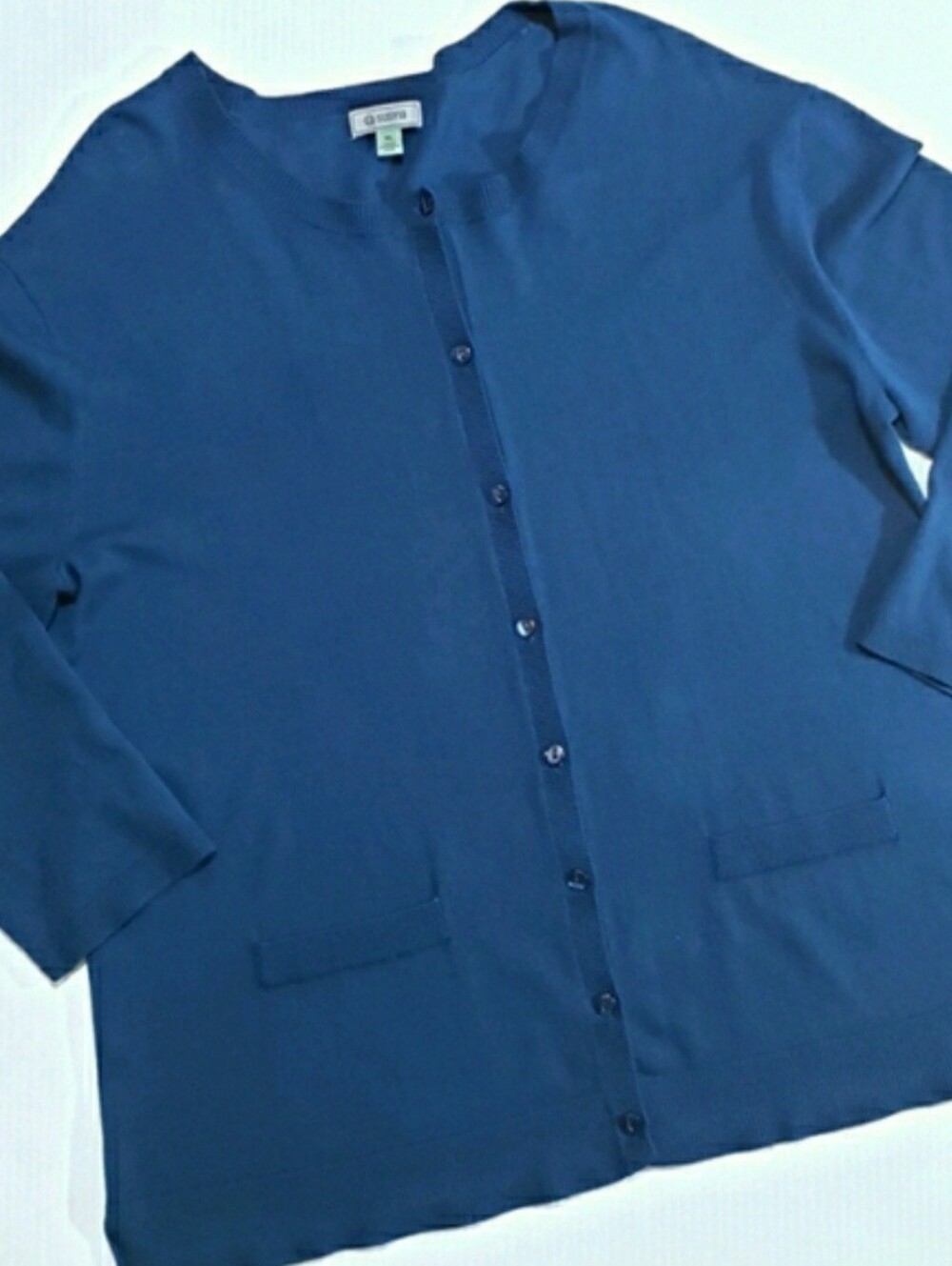 Susina Lightweight ¾ Sleeve Cardigan Sweater